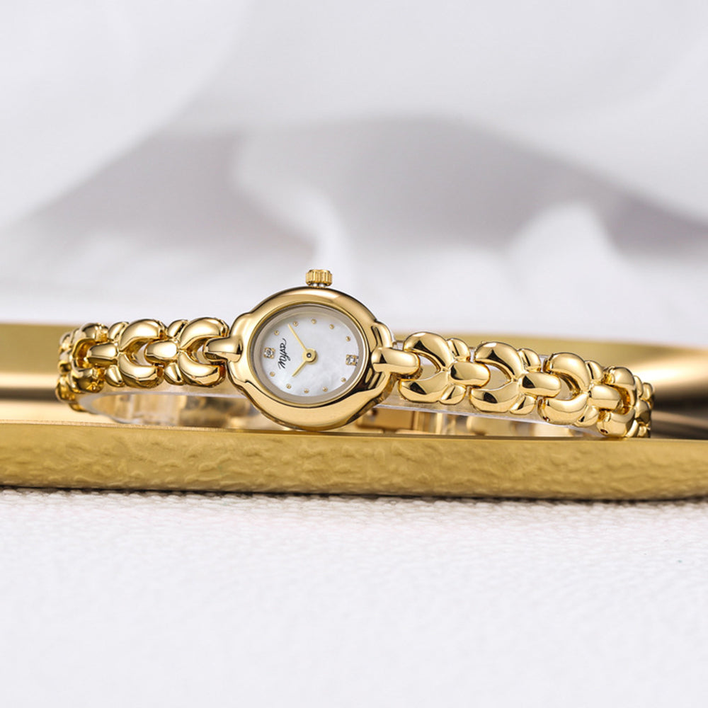 Smooth Watch (Gold White)