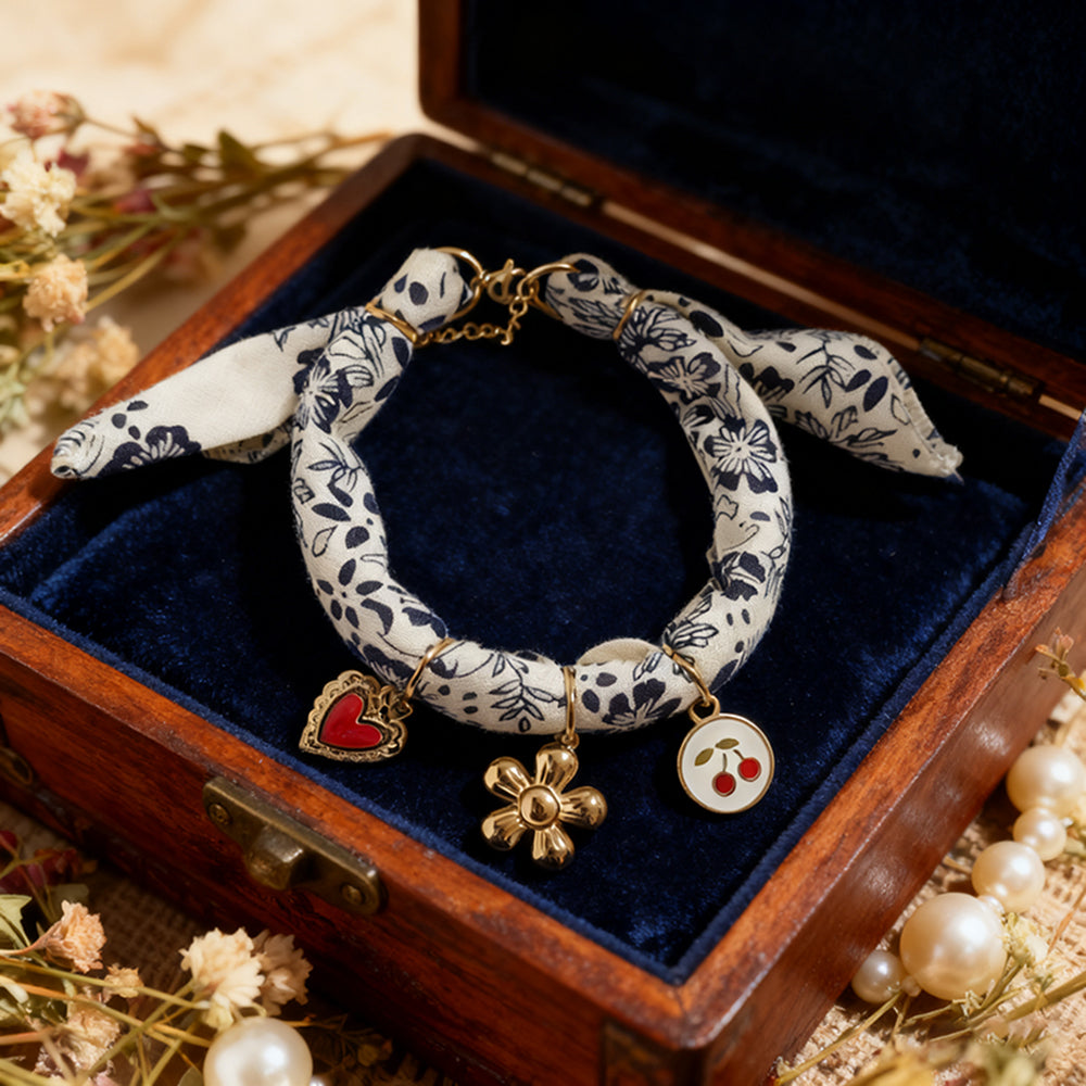 Ceramic Floral Bracelet