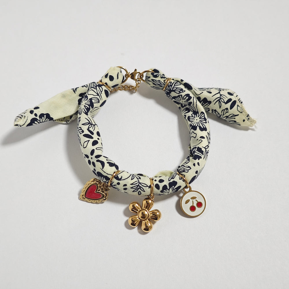 Ceramic Floral Bracelet
