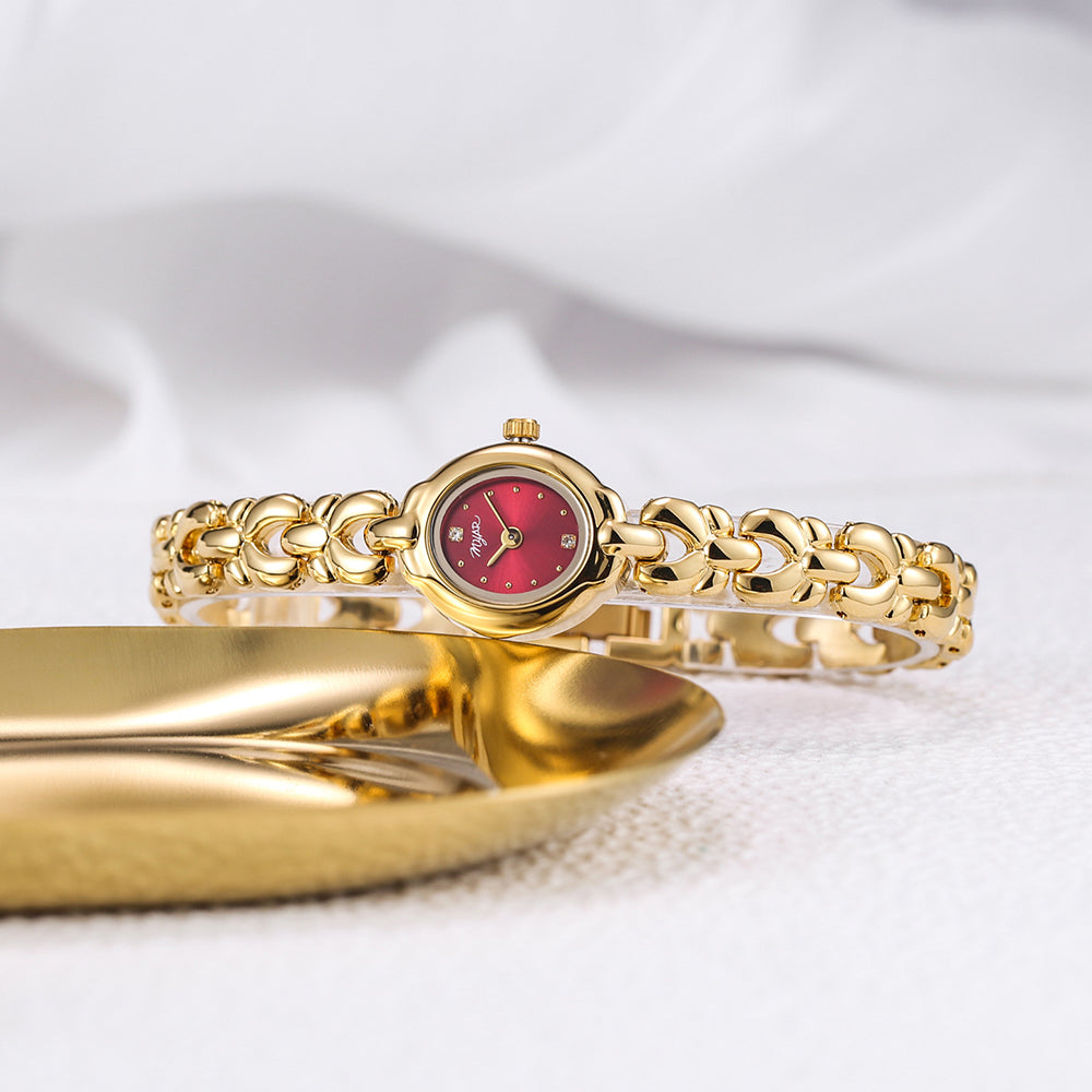 Smooth Watch (Gold Red)