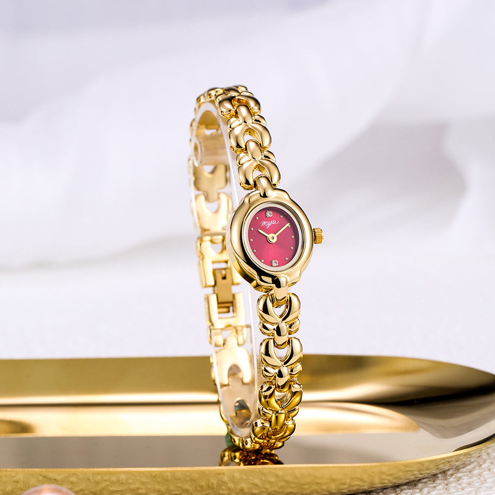 Smooth Watch (Gold Red)