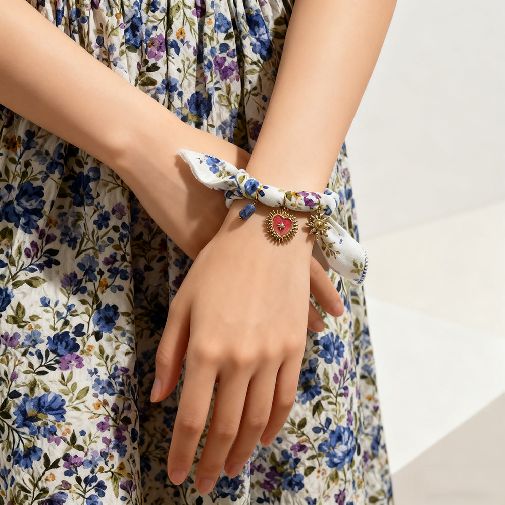 Blue Rose Bracelet