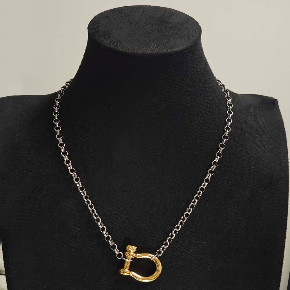 Gold U Necklace