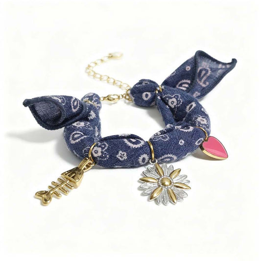 Fish Bone Flower Bracelet