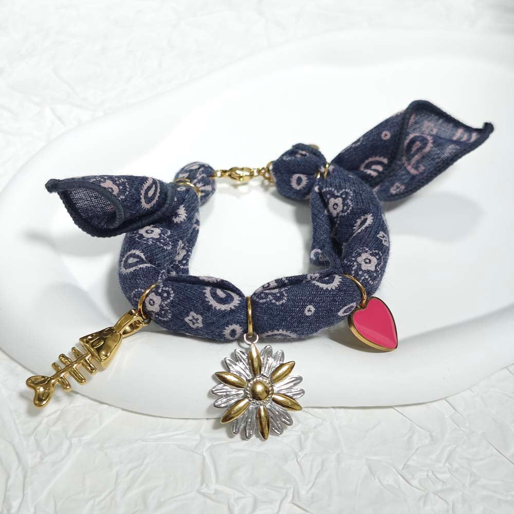 Fish Bone Flower Bracelet
