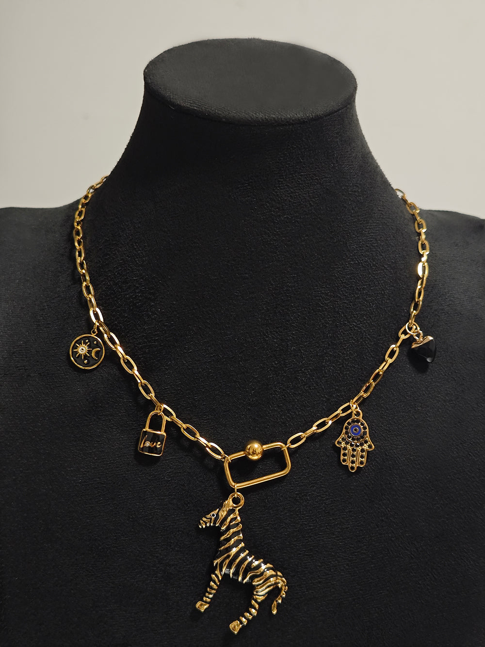 Black Horse Necklace