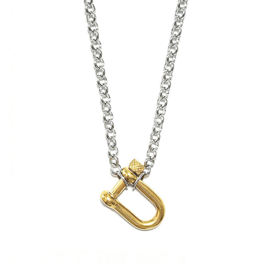 Gold Door Necklace
