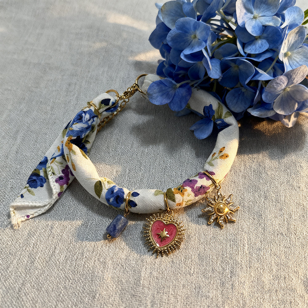 Blue Rose Bracelet
