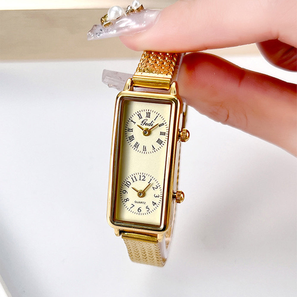 Dual Time Watch (Gold Gold)
