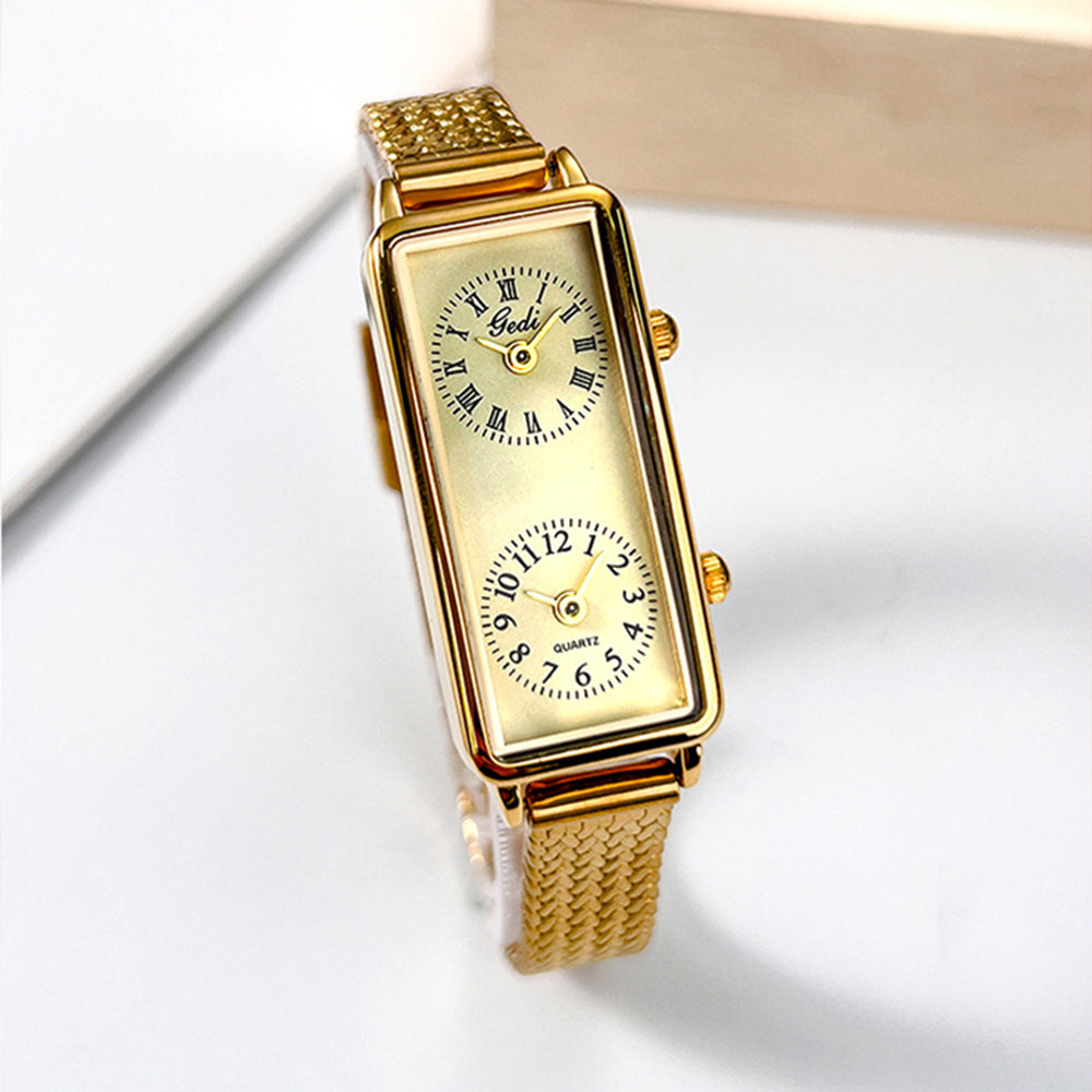 Dual Time Watch (Gold Gold)