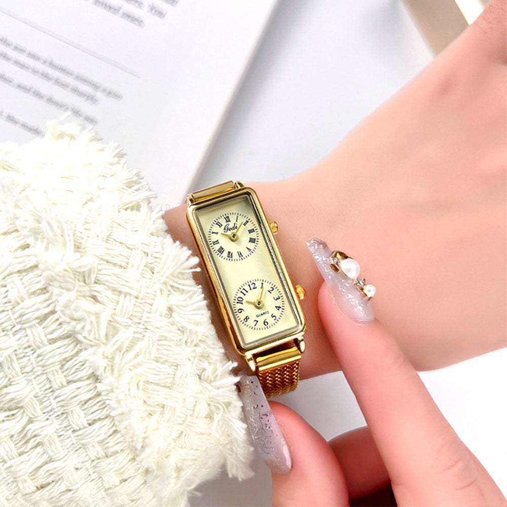 Dual Time Watch (Gold Gold)