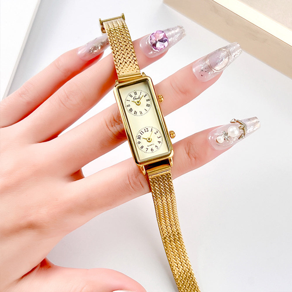Dual Time Watch (Gold Gold)